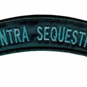 BORDADO TARJA CONTRA SEQUESTRO