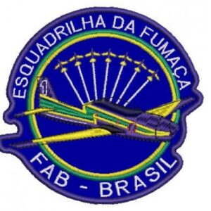BORDADO ESQUADRILHA DA FUMACA FAB BRASIL