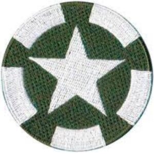 BORDADO ESTRELA EXERCITO USA